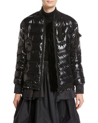 Moncler Lucy Quilted Puffer Jacket Black
