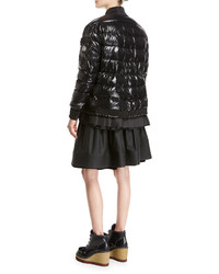 Moncler Lucy Quilted Puffer Jacket Black