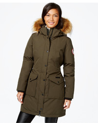 Maralyn Me Faux Fur Trim Puffer Coat