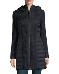 Post Card Mesa Cable Quilted Puffer Coat