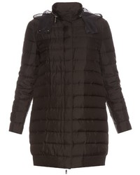 Moncler Gamme Rouge Mimosa Quilted Down Silk Twill Coat