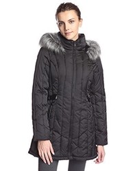 Nautica Puffer Coat With Side Tabs