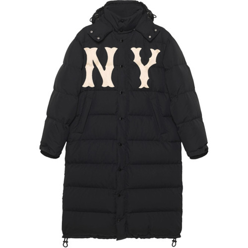 Gucci Women's Nylon Jacket With Ny Yankees™ Patch In Black