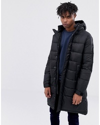 ONLY & SONS Oversized Longline Padded Jacket With Hood