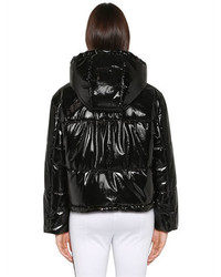 MSGM Quilted Vinyl Puffer Jacket