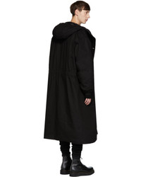 R 13 R13 Black Long Anorak Puffer Coat