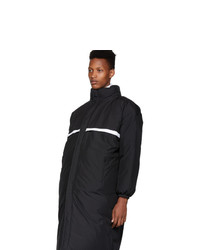 Givenchy Reversible Black Logo Puffer Coat