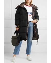 Fendi Reversible Printed Quilted Shell Down Jacket