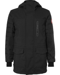 Canada Goose Selwyn Quilted Shell And Canvas Hooded Down Coat