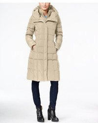 Cole Haan Signature Hooded Long Down Puffer Coat With Vestee