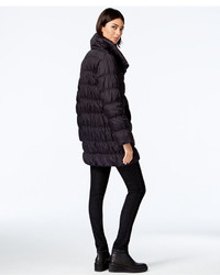 Eileen Fisher Snap Button Quilted Puffer Coat