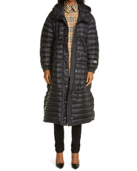 Burberry Tenby Hooded Long Down Puffer Jacket