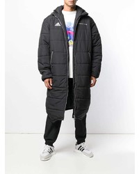 Gosha Rubchinskiy X Adidas Padded Hooded Maxi Coat, $322