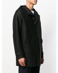 Harris Wharf London Zipped Hooded Coat