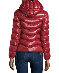 Moncler Anthia Hooded Wave Puffer Jacket
