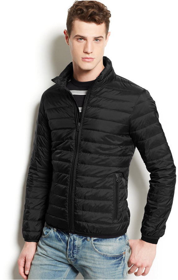 Armani Jeans Puffer Packable Jacket | Where to buy & how to wear