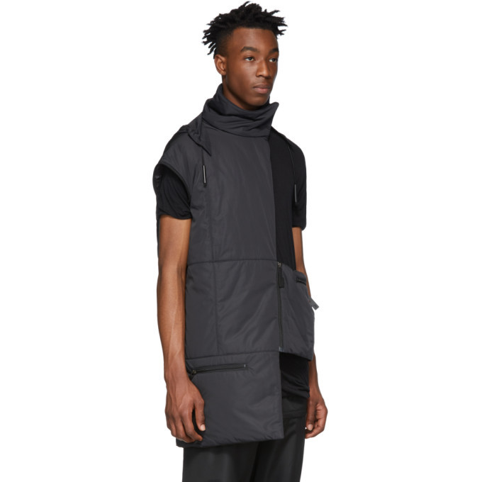 A-Cold-Wall* Black Asymmetric Jacket, $290 | SSENSE | Lookastic