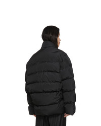Balenciaga Black Bb C Shape Puffer Coat