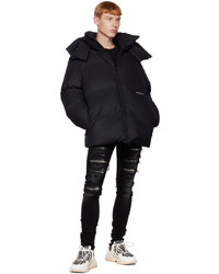 Off-White Black Bounce Hooded Down Jacket