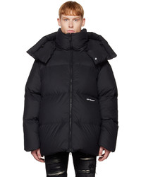 Off-White Black Bounce Hooded Down Jacket