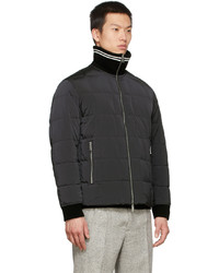 Theory Black Brown Down Rector Jacket