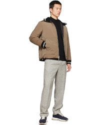 Theory Black Brown Down Rector Jacket