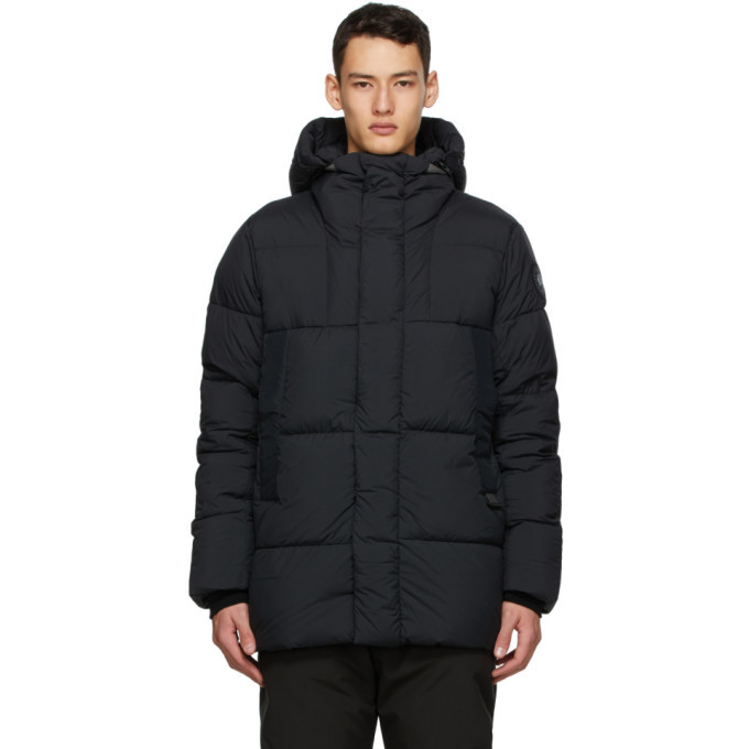 Canada Goose Black Down Black Label Osborne Parka, $1,095 | SSENSE ...