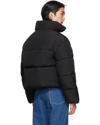 CONNOR MCKNIGHT Black Down Cropped Puffer Jacket