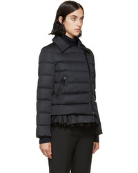 Moncler Black Down Fur Chenonceau Jacket