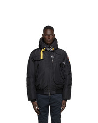 Parajumpers Black Down Gobi Base Bomber Jacket