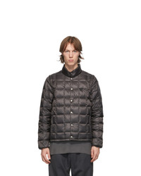 TAION Black Down High Neck Extra Jacket