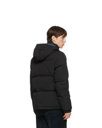 Ps By Paul Smith Black Down Hooded Jacket