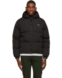 Lacoste Black Down Lightweight Puffer Jacket