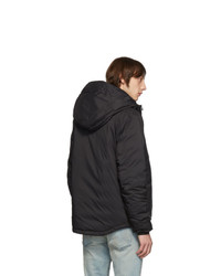 Canada Goose Black Down Lodge Hooded Jacket