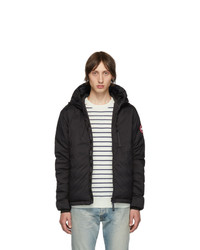Canada Goose Black Down Lodge Hooded Jacket