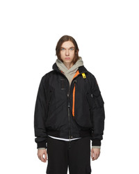 Parajumpers Black Down Masterpiece Fire Jacket