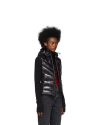 Moncler Grenoble Black Down Panelled Jacket