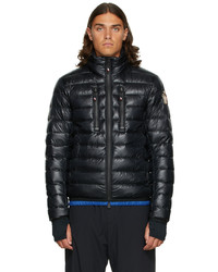 MONCLER GRENOBLE Black Down Quilted Jacket