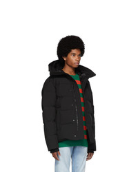 Kenzo Black Down Quilted Puffer Jacket