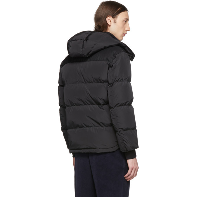 Z Zegna Black Down Short Puffer Jacket, $324 | SSENSE | Lookastic
