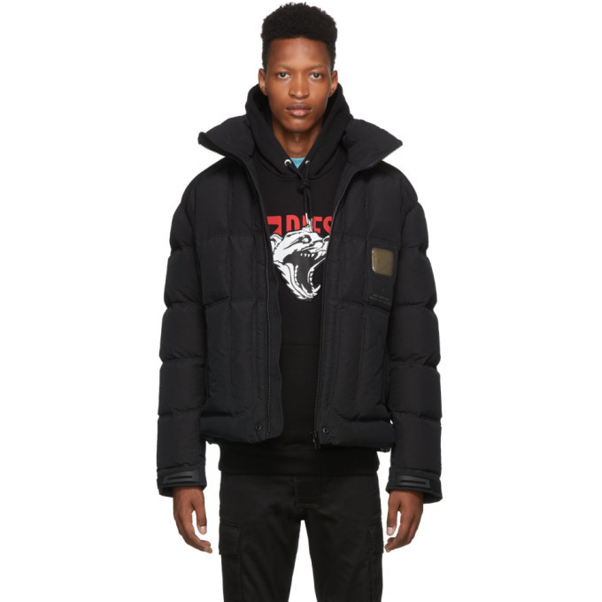 Diesel Black Down W Petr Jacket, $336 | SSENSE | Lookastic