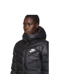 Nike Black Down Windrunner Jacket