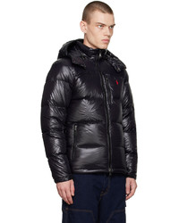 Polo Ralph Lauren Black Embroidered Down Jacket