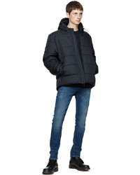 44 label group Black Eren Puffer Jacket