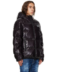 DSQUARED2 Black Hooded Down Jacket
