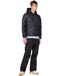 TAION Black Hooded Down Jacket