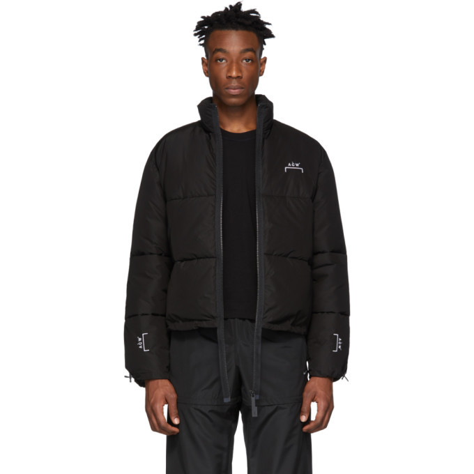 A-Cold-Wall* Black Puffer Jacket, $490 | SSENSE | Lookastic