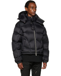 Heliot Emil Black Quilted Down Jacket