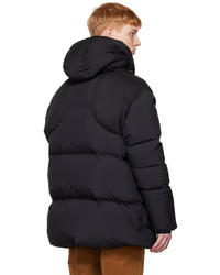 Zegna Black Quilted Down Jacket