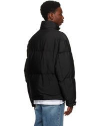 Solid Homme Black Quilted Down Jacket